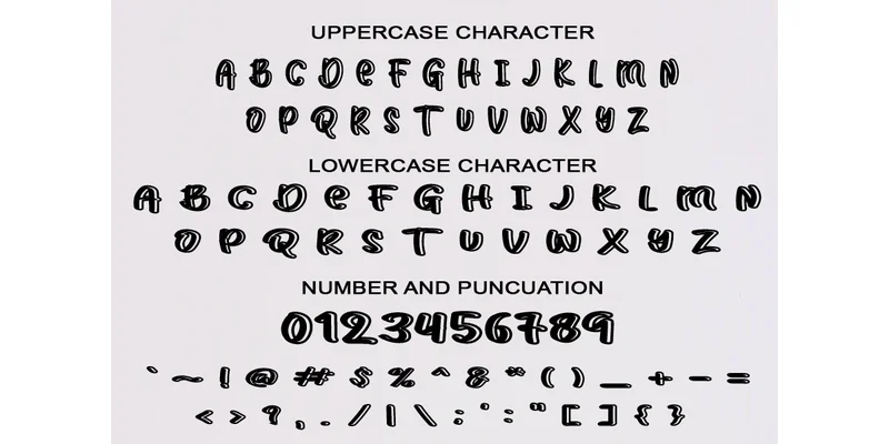 Unique Font by ABBAsalam — Display Font — thumbnail 4