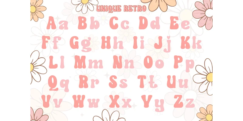 Unique Retro Font by TINY GRAPHIX — Display Font — thumbnail 3