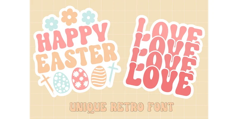Unique Retro Font by TINY GRAPHIX — Display Font — thumbnail 7