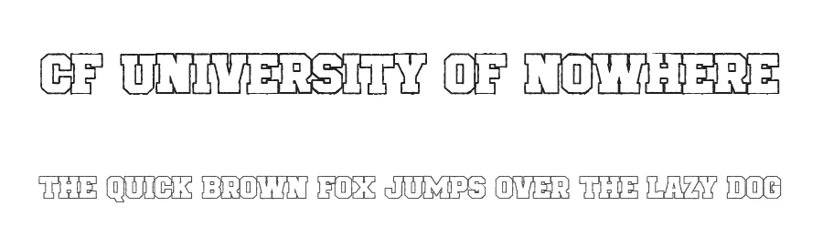 CF University Of Nowhere