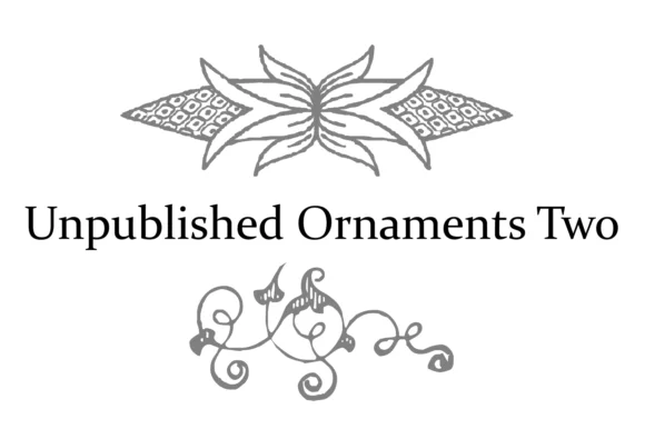 Unpublished Ornaments Two by Intellecta Design — Dingbats Font