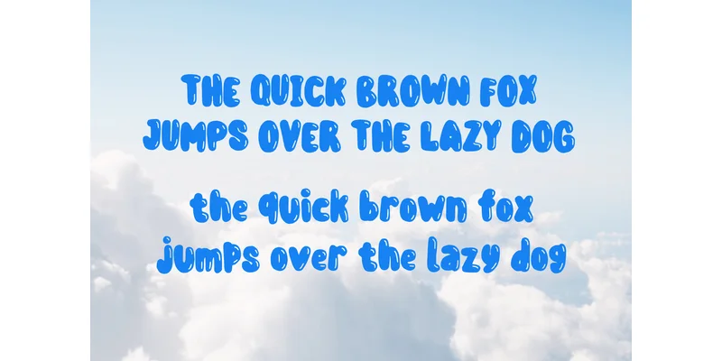 Up Balloon Font by MVMET — Display Font — thumbnail 4