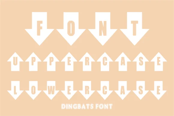 Ups Down by anamalmusyaffaCreative — Dingbats Font — thumbnail 2