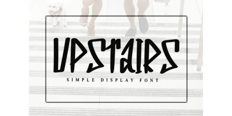 Upstairs Font by PiPi Creative — Display Font