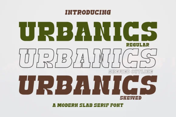 Urbanics by Yan (7NTypes) — Slab Serif Font