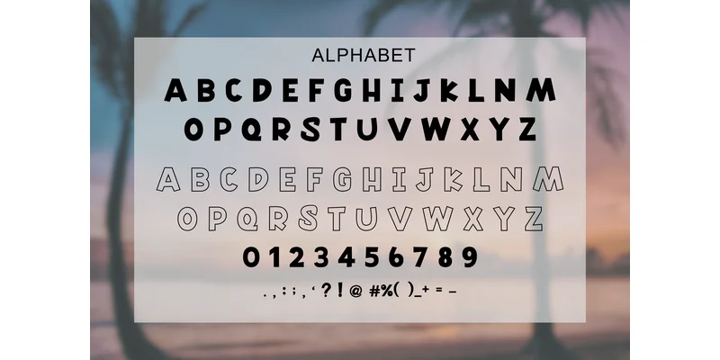 Vacation Font by Honiiemoon — Display Font — thumbnail 2