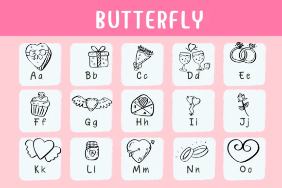 Valentine by Nongyao — Dingbats Font — thumbnail 2