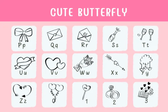 Valentine by Nongyao — Dingbats Font — thumbnail 3