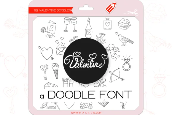 Valentine by WADLEN — Dingbats Font