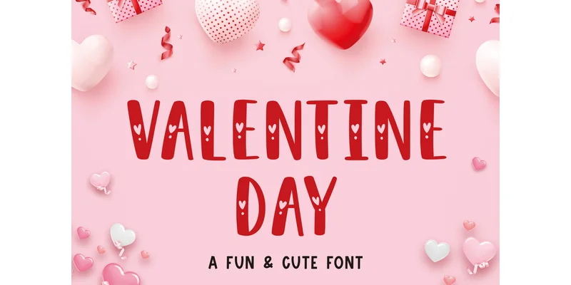 Valentine Day Font by Mozatype — Display Font