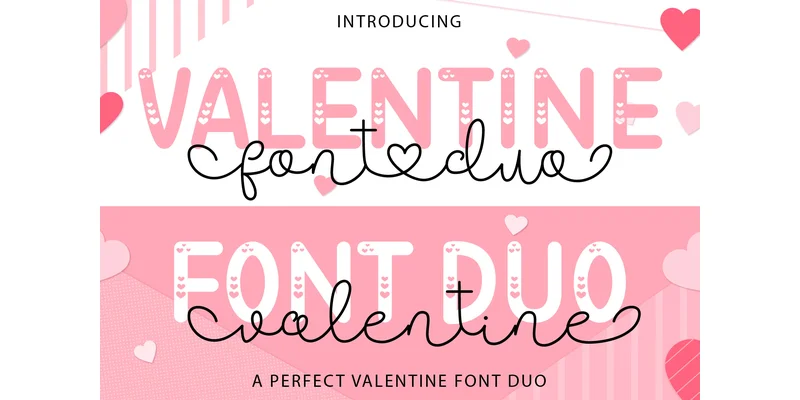 Valentine Font by Densu Creative by Densu Creative — Decorative Font