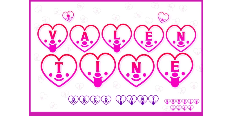 Valentine Font by numnim by numnim — Decorative Font