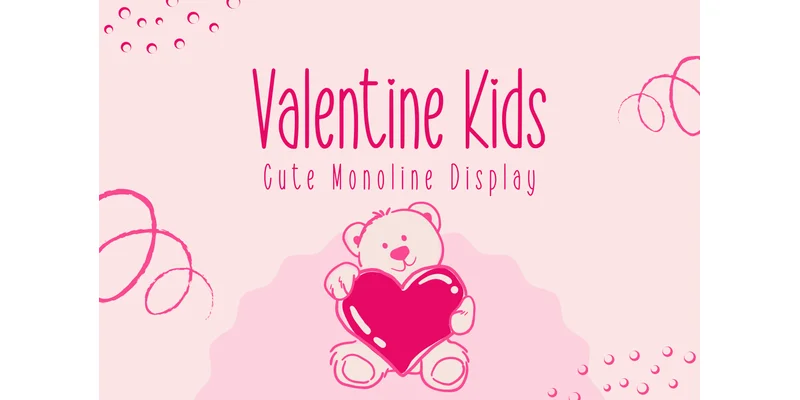 Valentine Kids Font by Letterayu — Sans Serif Font