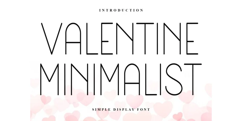 Valentine Minimalist Font by Inermedia STUDIO — Sans Serif Font