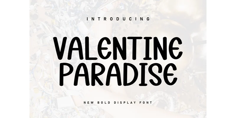 Valentine Paradise Font by KC Production — Display Font
