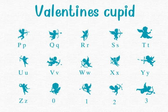 Valentines Cupid by Nongyao — Dingbats Font — thumbnail 3