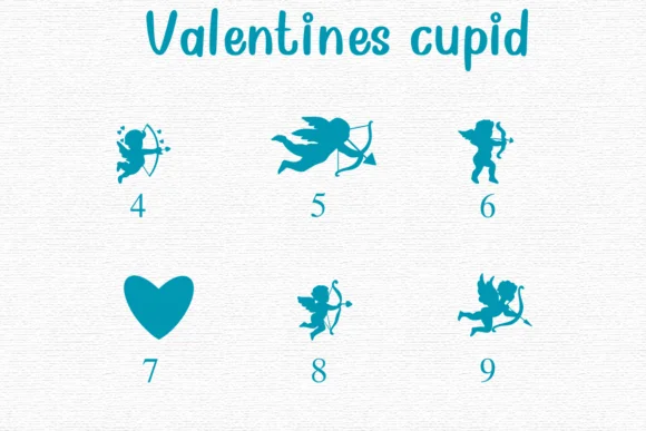 Valentines Cupid by Nongyao — Dingbats Font — thumbnail 4