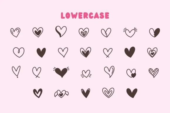 Valentines Heart by Eystore — Dingbats Font — thumbnail 3