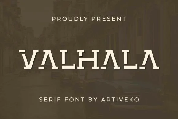 Valhala by Artiveko β Slab Serif Font