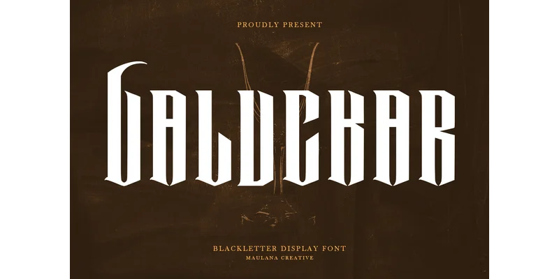 Valuckar Font by Maulana Creative by Maulana Creative — Blackletter Font