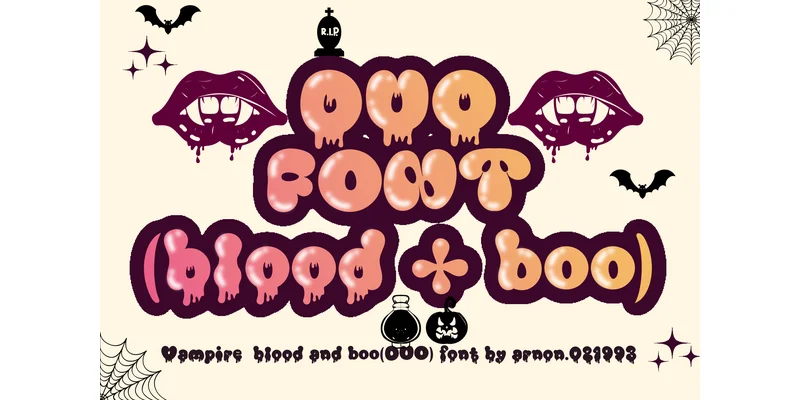 Vampire Blood Font by arnon.021993 — Display Font — thumbnail 3
