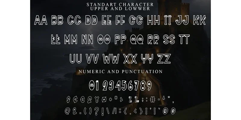 Vampire Halloween Font by FreshTypeINK — Display Font — thumbnail 5