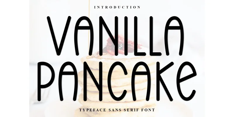 Vanilla Pancake Font by FreshTypeINK — Sans Serif Font
