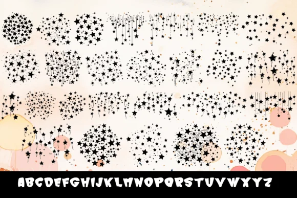 Variety Aura Stars by MOMAT THIRTYONE — Dingbats Font — thumbnail 2