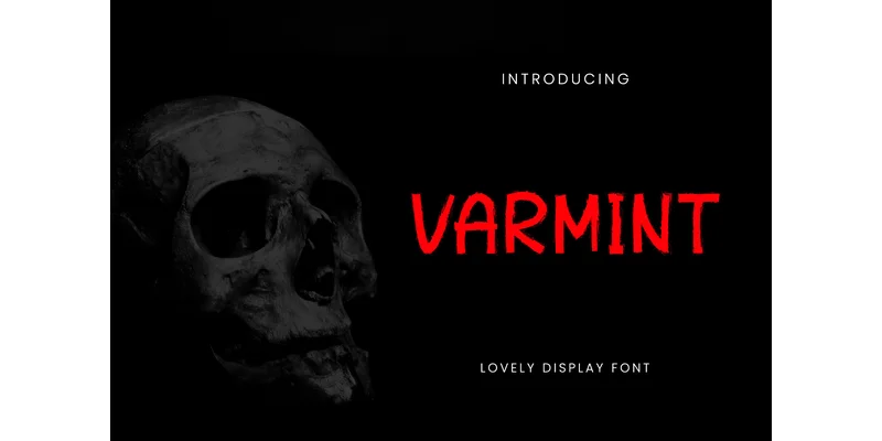 Varmint Font by chatype studio — Display Font