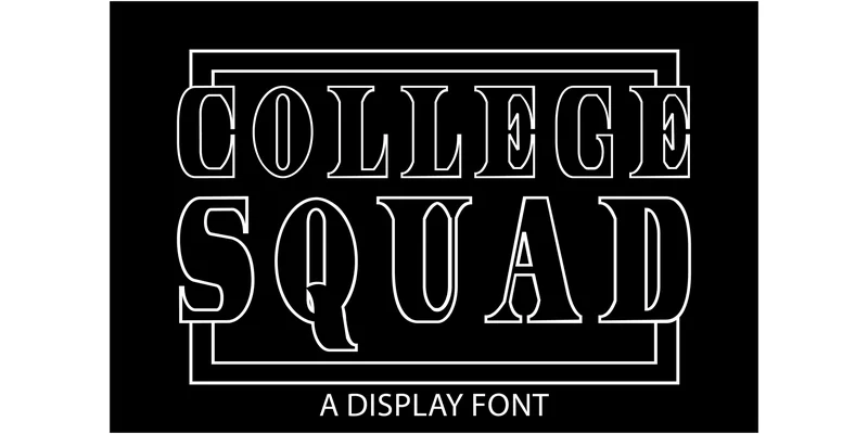 Varsity College Grunge Bundle Font by Quirkify — Display Font — thumbnail 3