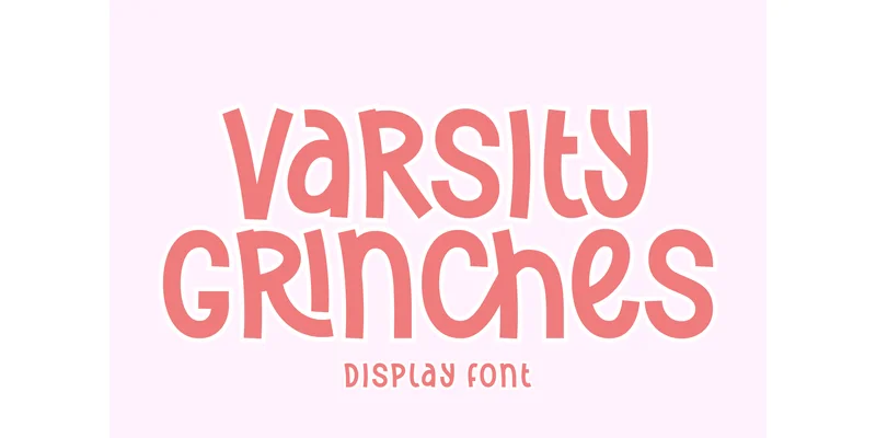 Varsity Grinches Font by ade studio — Display Font