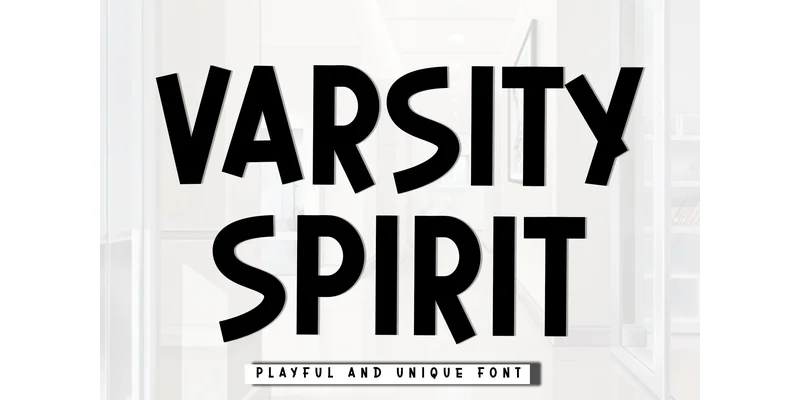 Varsity Spirit Font by PiPi Creative — Display Font