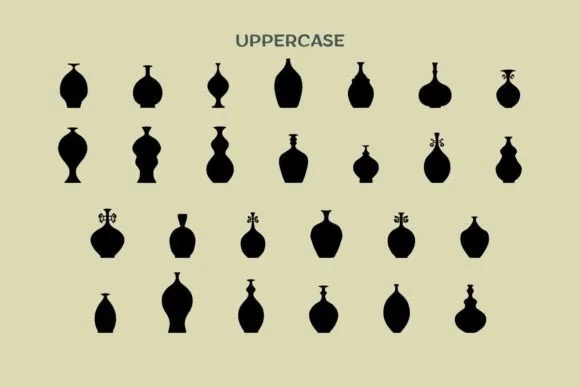 Vases Christmas by Eystore — Dingbats Font — thumbnail 2