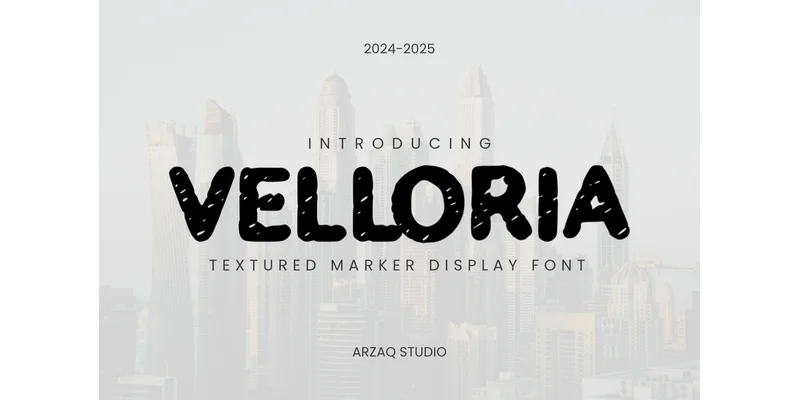 Velloria Font by Arzaq's Studio — Display Font