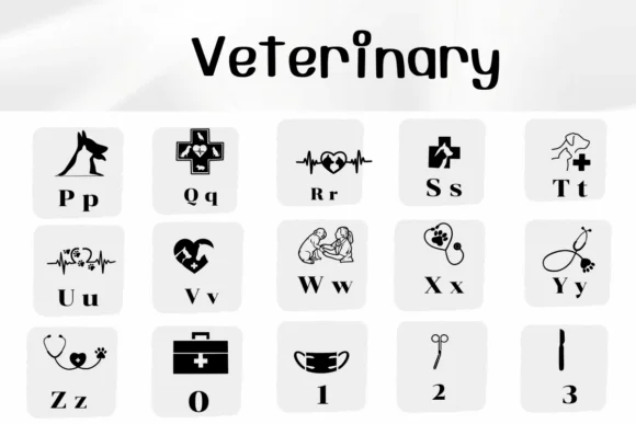 Veterinary by Ketsarin — Dingbats Font — thumbnail 3