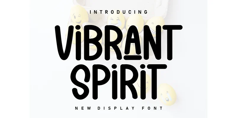 Vibrant Spirit Font by Berkah Shop — Display Font