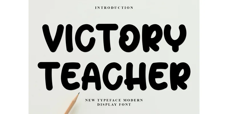 Victory Teacher Font by Inermedia STUDIO — Display Font