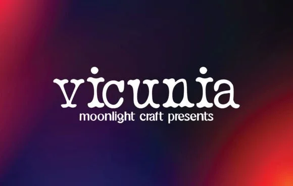 Vicunia by moonlight craft — Slab Serif Font