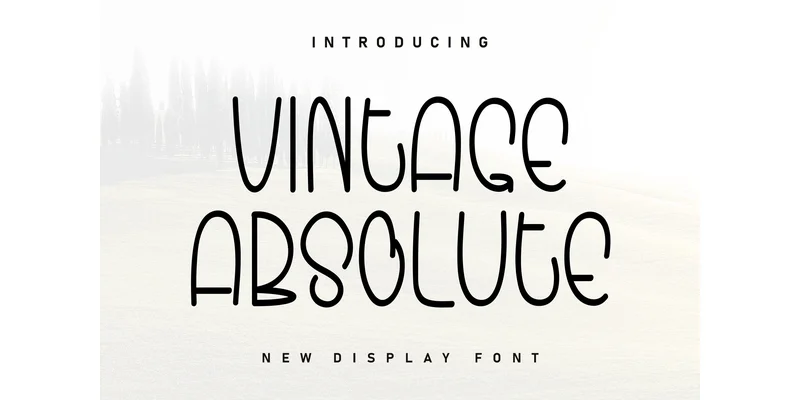 Vintage Absolute Font by Berkah Shop — Display Font