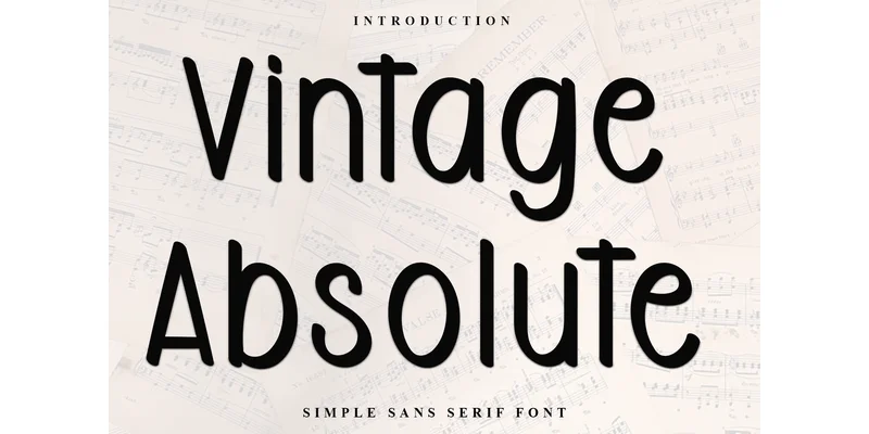 Vintage Absolute Font by Inermedia STUDIO — Sans Serif Font