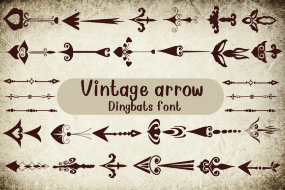 Vintage Arrow by Nongyao — Dingbats Font