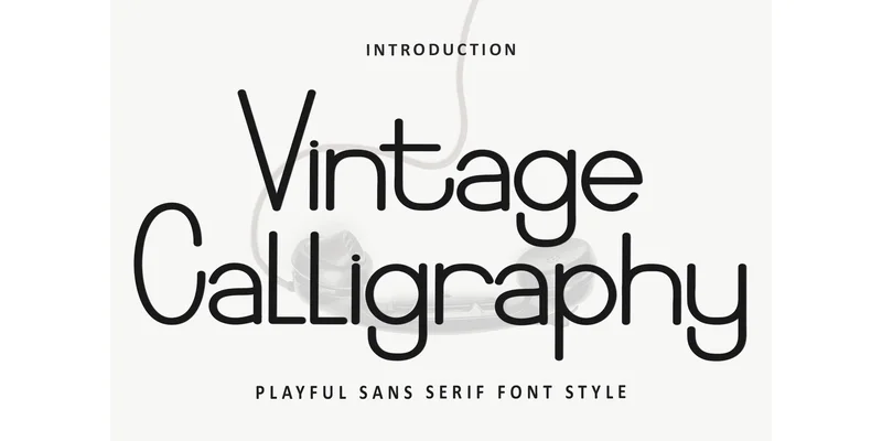 Vintage Calligraphy Font by FreshTypeINK — Sans Serif Font