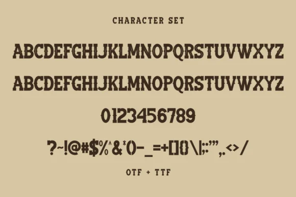 Vintage Carnival by Eystore — Slab Serif Font — thumbnail 8