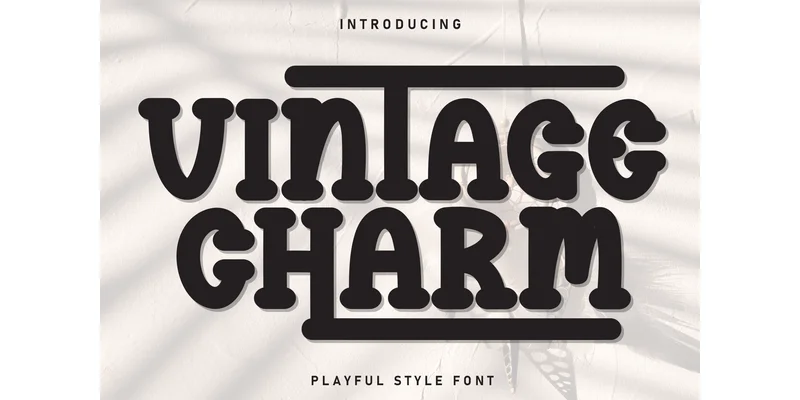 Vintage Charm Font by Misterletter.co — Display Font