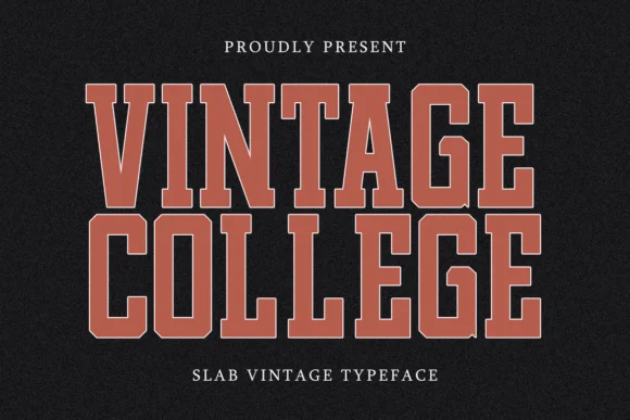 Vintage College by Almairatype Studio — Slab Serif Font
