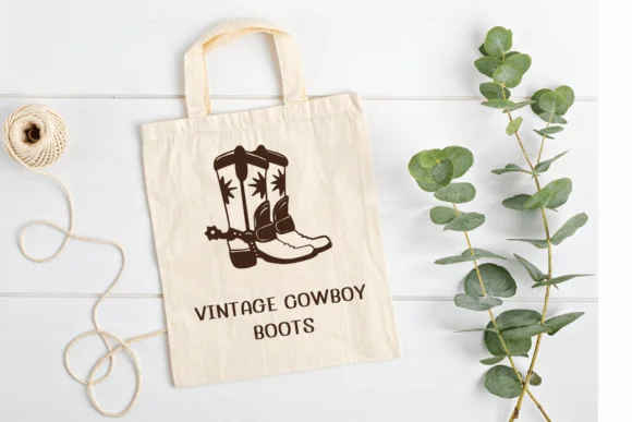 Vintage Cowboy Boots by Ketsarin — Dingbats Font — thumbnail 5