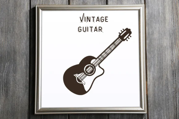 Vintage Guitar by Nongyao — Dingbats Font — thumbnail 6