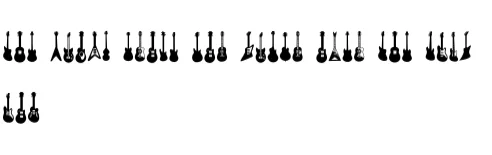 Vintage Guitar by Nongyao — Dingbats Font — thumbnail 8