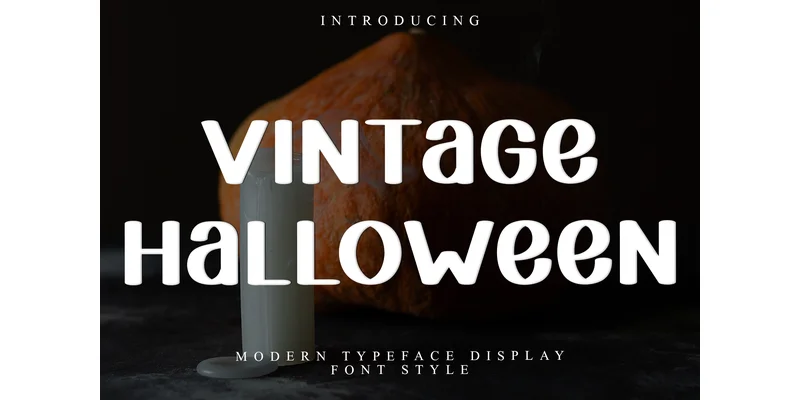 Vintage Halloween Font by FreshTypeINK — Display Font