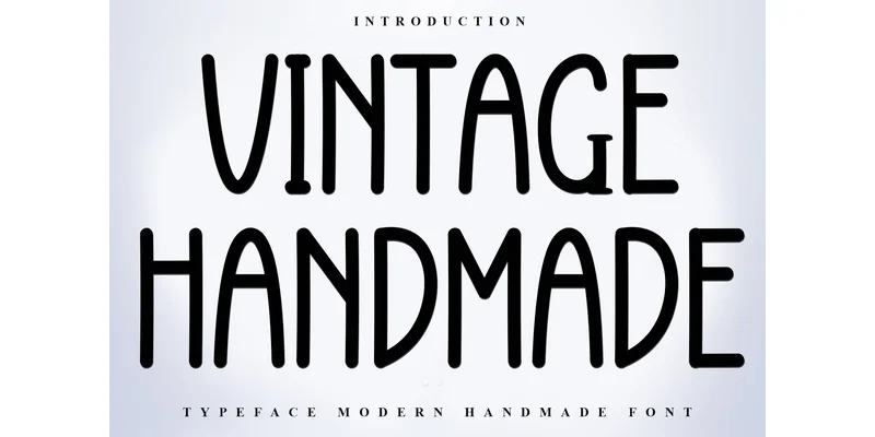 Vintage Handmade Font by FreshTypeINK — Display Font